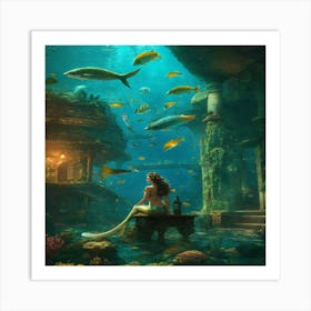 Mermaid 3 Art Print