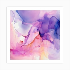 Abstract Watercolor Painting 6 Art Print