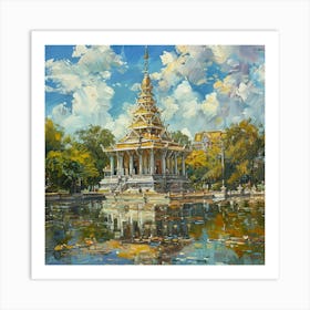 Khmer Temple Art Print