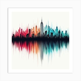 New York Skyline Canvas Print Art Print