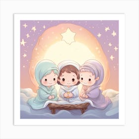 Christmas Nativity 5 Art Print