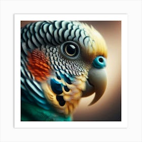 Portrait Of A Parrot 2 Art Print