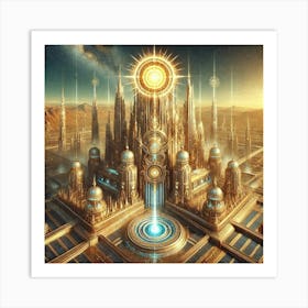 Emperor Zenith Palace Converted Art Print