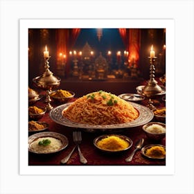 Biryani Rice Art Print