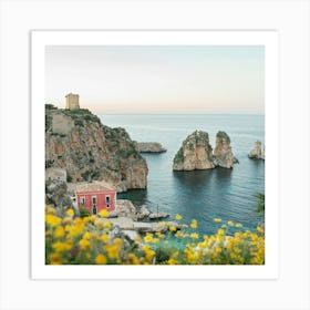 Tonnara di Scopello "Magical Sicily" Italy Travel Photography - Faraglioni Rocks Art Print