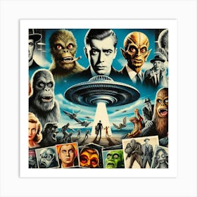 Aliens From Outer Space Art Print