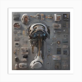 Futuristic Art Art Print