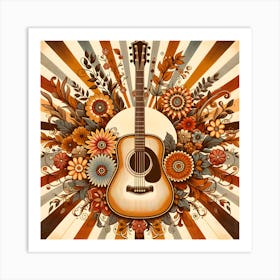 Acoustic Guitar Art Print