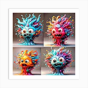 Monsters Art Print