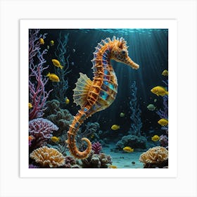 Seahorse 10 Art Print