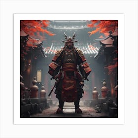 Samurai Warrior Art Print