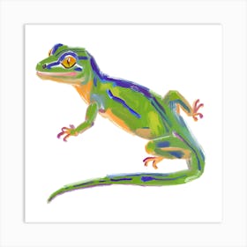 Gecko Lizard 04 Art Print