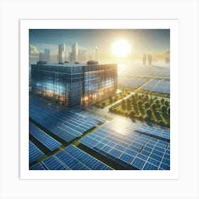 Solar Power Plant 2 Art Print