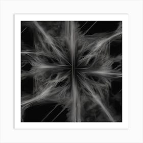 Abstract Cross Art Print