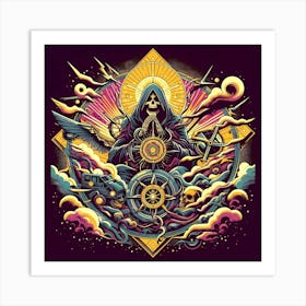 Psychedelic Art 9 Art Print