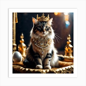 Kitty Rules Art Print