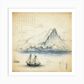 探検の航海 Voyage Of Exploration (IX) Art Print