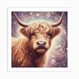 Highland Cow 14 Art Print