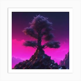 Tree In The Sky Art Print