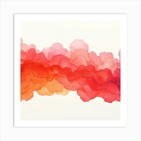 Abstract Watercolor Painting 8 Art Print