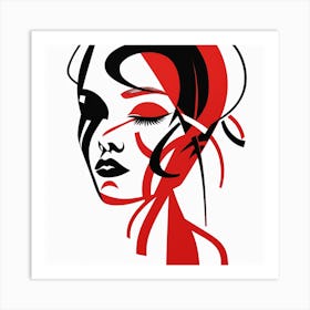 Portrait Of A Woman 34 Art Print