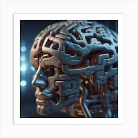 Artificial Brain 62 Art Print