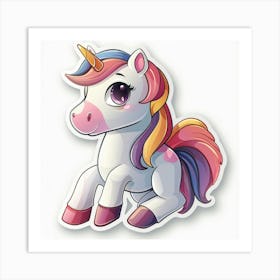 Unicorn Sticker 60 Art Print