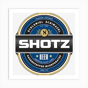 Shotz Brewery Art Print