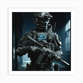 Futuristic Black Ops 1 Art Print