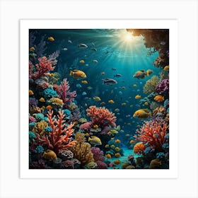 Coral Reef 12 Art Print