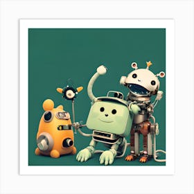 Robots Art Print