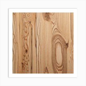 Close Up Of A Wooden Wall 1 Art Print