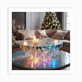 Christmas Table 3 Art Print