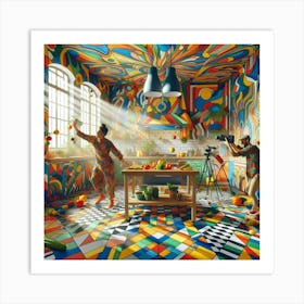 Colorful Kitchen 1 Art Print