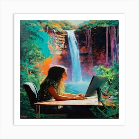 Waterfall 1 Art Print