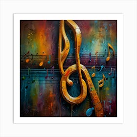 Music Note Art Print