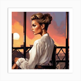 Portrait Of A Woman Art Print