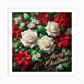 Merry Christmas 4 Art Print