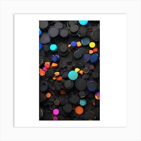 Abstract Circles Art Print