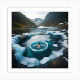 NORWEGIAN ICE BATH Art Print