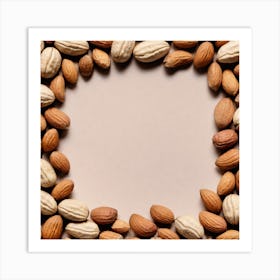 Almonds In A Frame Art Print