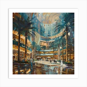 Dubai Mall 1 Art Print