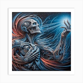 Skeleton 5 Art Print