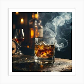 Glass Of Whiskey Art Print