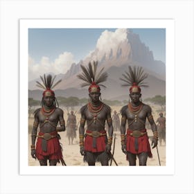 African Tribesmen(1) Art Print