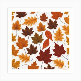 Autumn Leaves 15 Art Print