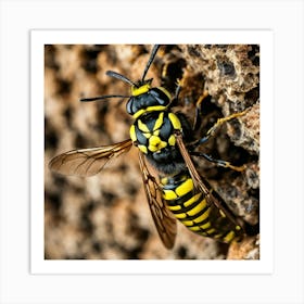 Wasp photo 5 Art Print