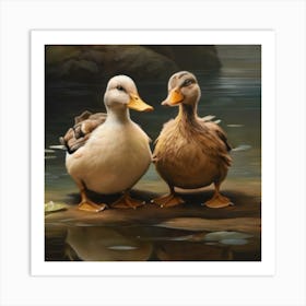 Ducks Art Print