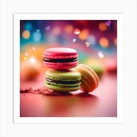 Love Macarons (1) Art Print