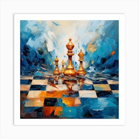 Chess Pieces Art Print